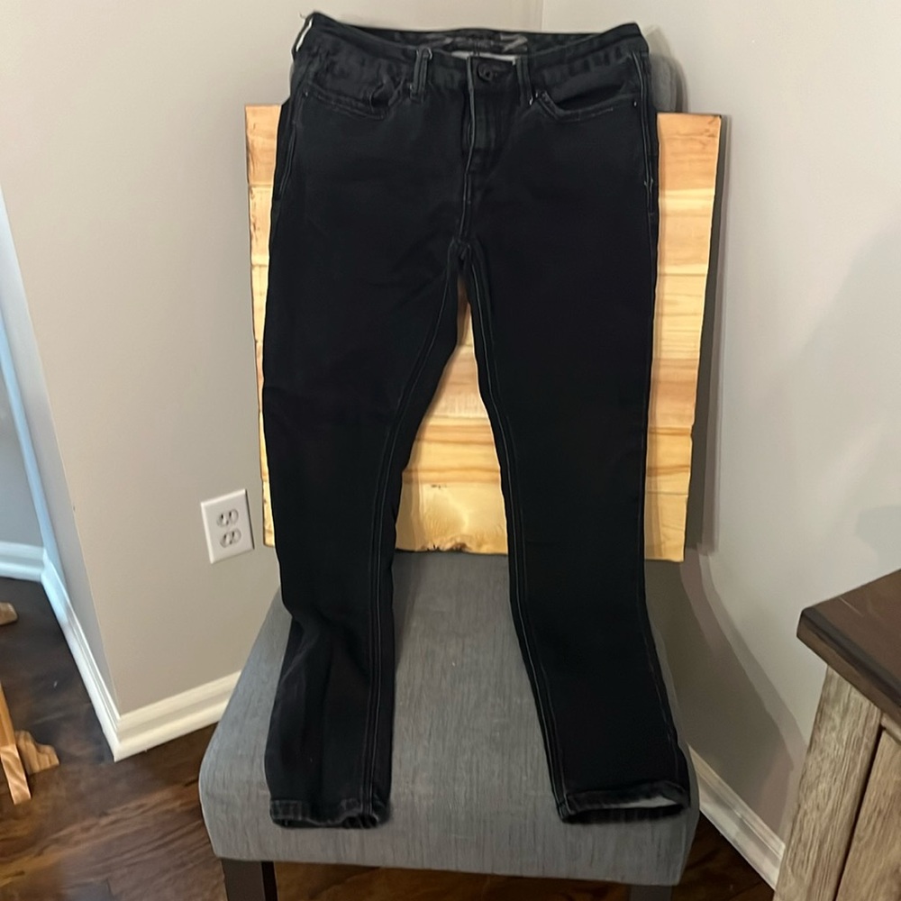 Black seven jeans size 8